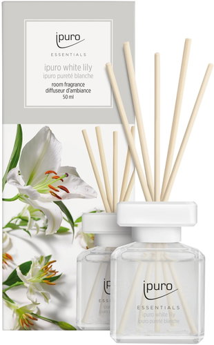 IPURO Essentials White Lily 50 ml - Reed Diffuser - Main image