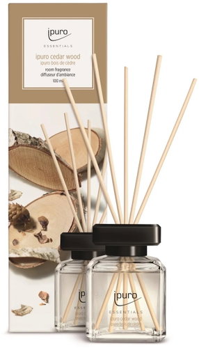 IPURO Essentials Cedar Wood 100 ml - Reed Diffuser - Main image