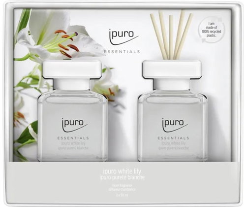 IPURO Essentials White Lily 2 × 50 ml - Reed Diffuser - Main image