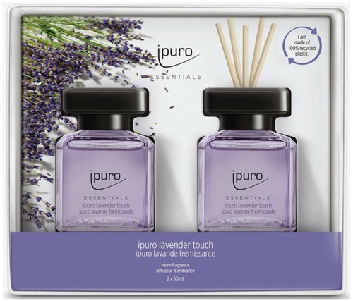 IPURO Essentials Lavender Touch 2 × 50 ml - Reed Diffuser - Main image