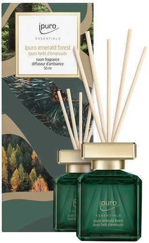 IPURO Essentials Emerald Forest 50 ml - Reed Diffuser - Main image