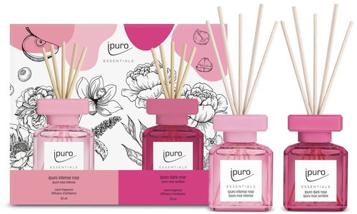 IPURO Essentials Intense & Dark Rose 2 × 50 ml - Tyčinkový difuzér - Hlavní obrázek