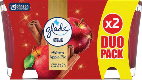 GLADE Warm Apple Pie 2×, 112 g - Gyertya - Fő fotó
