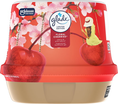 GLADE Bathroom Floral Cherry, 180 g - Légfrissítő - Fő fotó