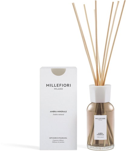 MILLEFIORI MILANO Ambra Minerale 250 ml - Reed Diffuser - Main image