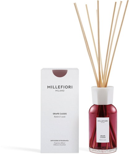 MILLEFIORI MILANO Grape Cassis 250 ml - Reed Diffuser - Main image