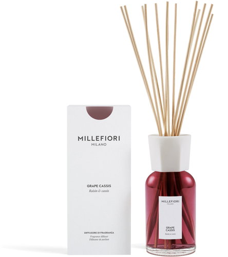 MILLEFIORI MILANO Grape Cassis 500 ml - Reed Diffuser - Main image