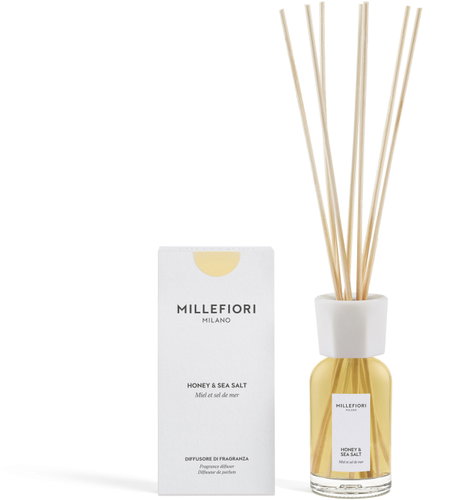 MILLEFIORI MILANO Honey & Sea Salt 100 ml - Reed Diffuser - Main image