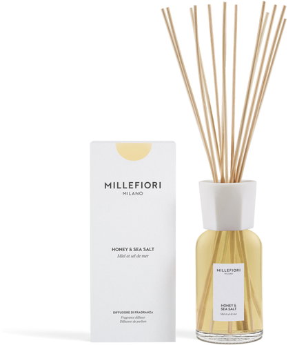 MILLEFIORI MILANO Honey & Sea Salt 500 ml - Reed Diffuser - Main image