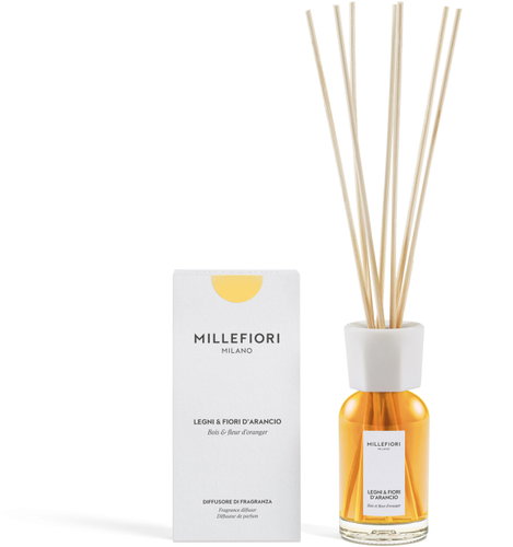 MILLEFIORI MILANO Legni & Fiori D'Arancio 100 ml - Reed Diffuser - Main image