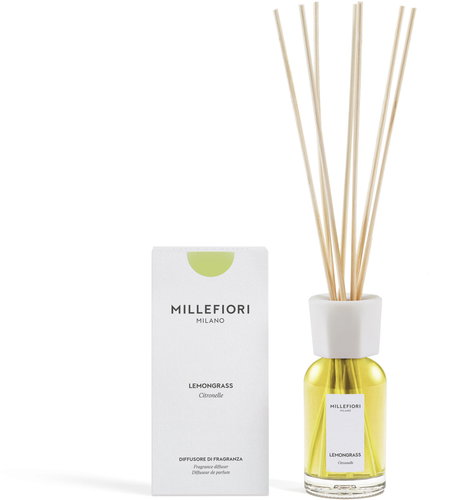 MILLEFIORI MILANO Lemon Grass 100 ml - Reed Diffuser - Main image