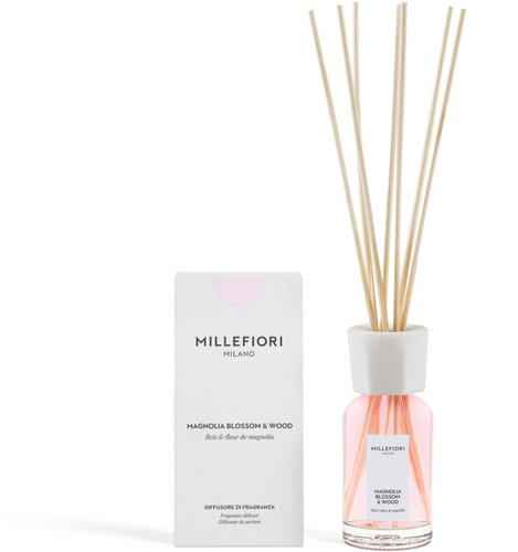 MILLEFIORI MILANO Magnolia Blossom & Wood 100 ml - Reed Diffuser - Main image