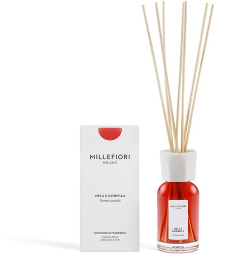 MILLEFIORI MILANO Mela & Cannella 100 ml - Reed Diffuser - Main image