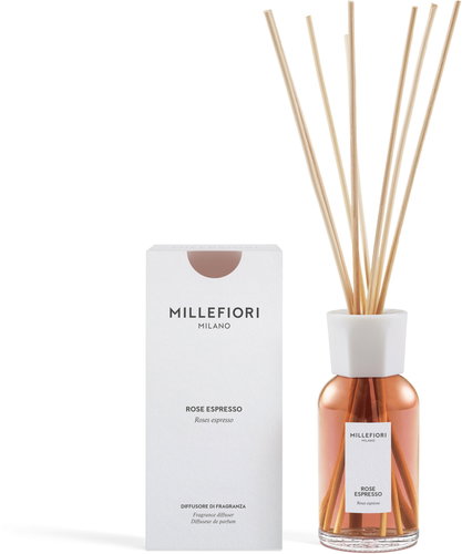 MILLEFIORI MILANO Rose Espresso, 250 ml - Pálcás aroma diffúzor - Fő fotó