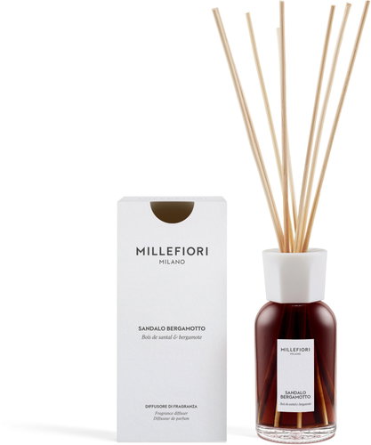 MILLEFIORI MILANO Sandalo Bergamotto 250 ml - Reed Diffuser - Main image