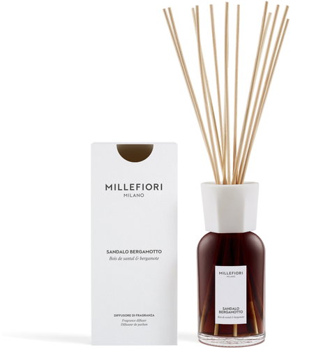 MILLEFIORI MILANO Sandalo Bergamotto 500 ml - Reed Diffuser - Main image