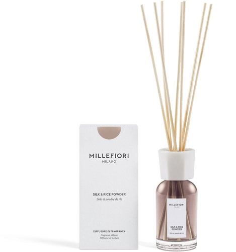 MILLEFIORI MILANO Silk & Rice Powder 100 ml - Reed Diffuser - Main image