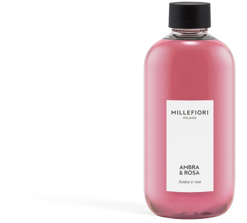 MILLEFIORI MILANO Ambra & Rosa refill 250 ml - Diffuser Refill - Main image