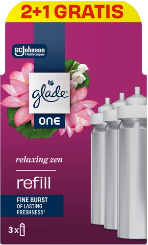 GLADE One Relaxing Zen náplň 3× 10 ml - Replacement Refill - Main image