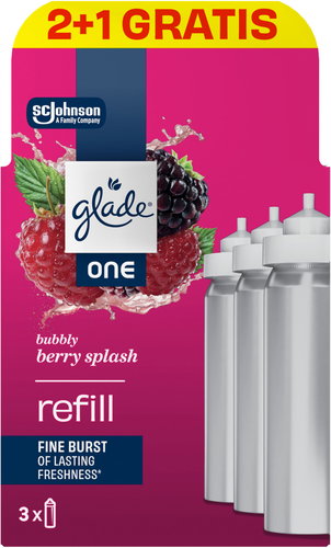 GLADE One Bubble Berry náplň 3× 10 ml - Replacement Refill - Main image
