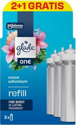 GLADE One Ocean Adventure náplň 3× 10 ml - Replacement Refill - Main image