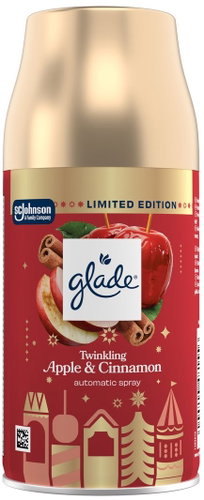 GLADE Automatic Twinkling Apple&Cinnamon náplň 269 ml - Replacement Refill - Main image