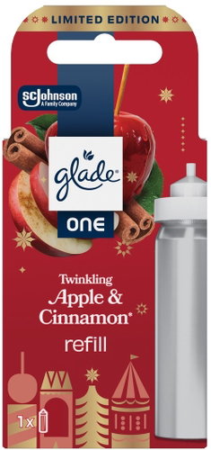 GLADE One Twinkling Apple&Cinnamon náplň 10 ml - Replacement Refill - Main image