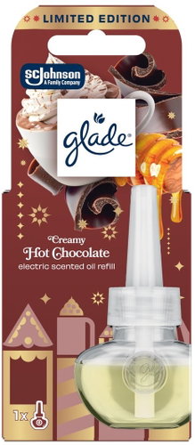 GLADE Electric Creamy Hot Chocolate náplň 20 ml - Replacement Refill - Main image