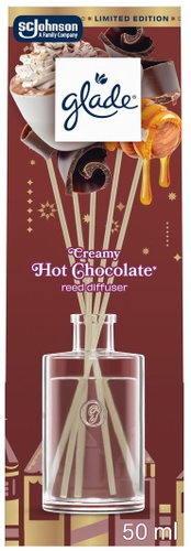 GLADE Reeds Creamy Hot Chocolate 50 ml - Reed Diffuser - Main image
