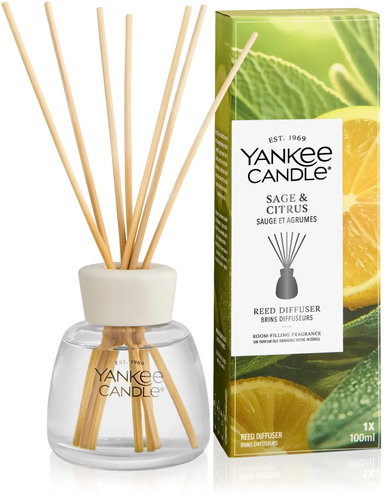 YANKEE CANDLE Sage & Citrus 100 ml - Reed Diffuser - Main image