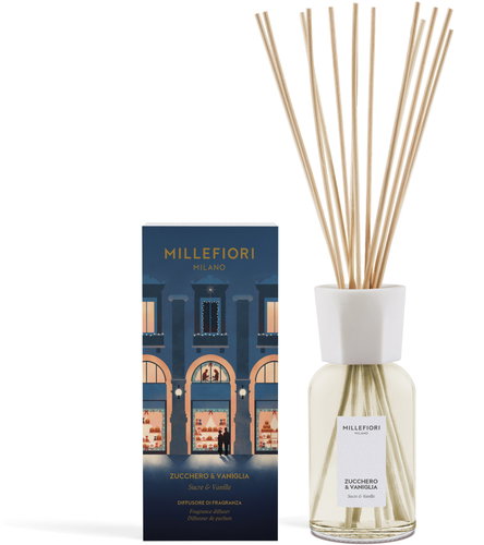 MILLEFIORI MILANO Sugar & Vanilla 250ml - Reed Diffuser - Main image