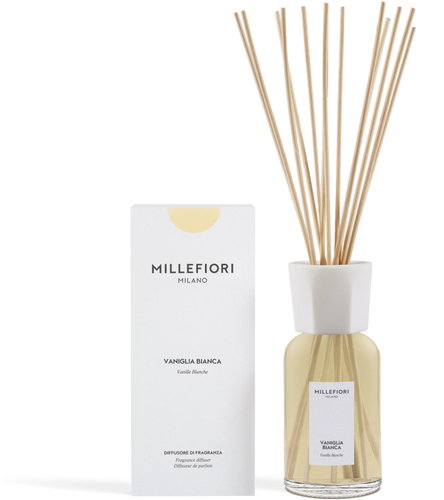 MILLEFIORI MILANO Vaniglia Bianca 500 ml - Reed Diffuser - Main image