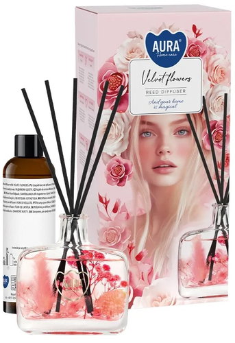 BISPOL Aura Velvet Flowers 180ml - Reed Diffuser - Main image