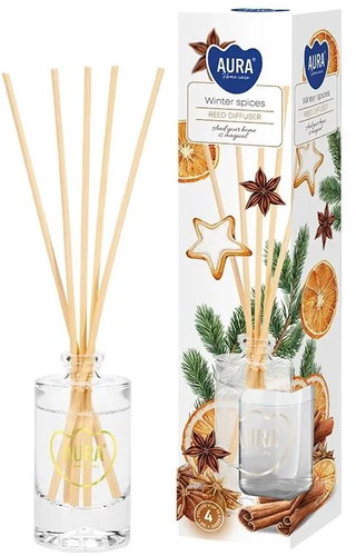 BISPOL Aura Winter Spices 45ml - Reed Diffuser - Main image