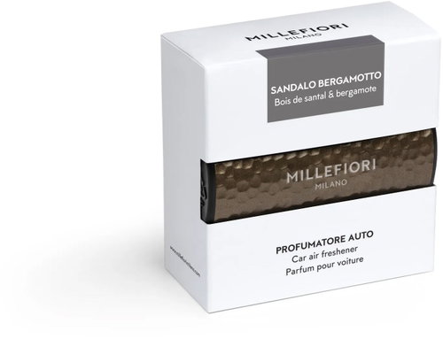 MILLEFIORI MILANO Icon Metal Shades, Sandalo Bergamotto - Car Air Freshener - Main image