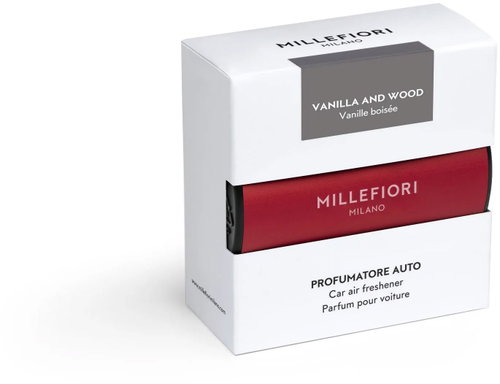 MILLEFIORI MILANO Icon Classic, Vanilla & Wood - Car Air Freshener - Main image
