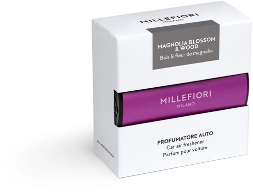 MILLEFIORI MILANO Icon Classic, Magnolia Blossom & Wood - Car Air Freshener - Main image