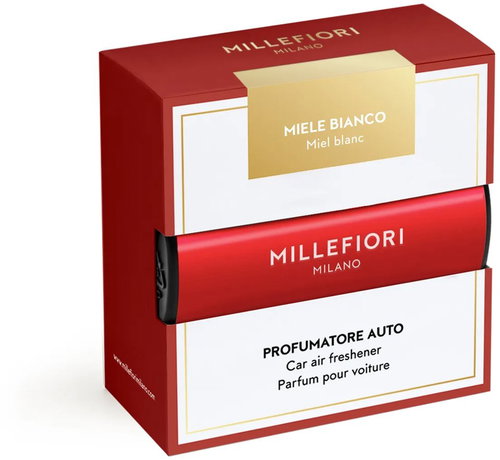 MILLEFIORI MILANO Icon Classic, Miele Bianco - Car Air Freshener - Main image