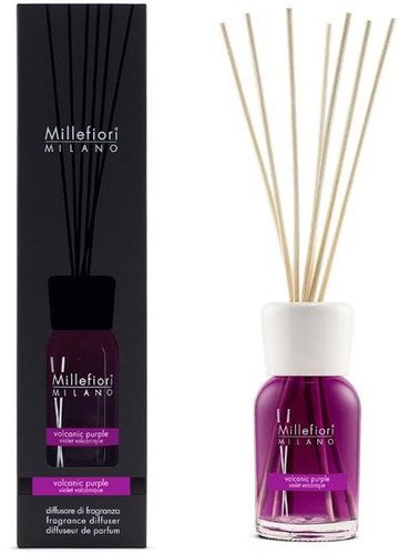 MILLEFIORI MILANO Volcanic Purple 100ml - Reed Diffuser - Main image