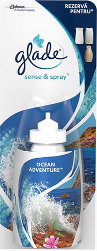 GLADE SENSE & SPRAY AUTOMATICO OCEAN ADVENTURE 2 RICARICHE DA 18 ML - PiùMe