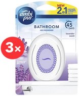 AMBI PUR Bathroom Lenor Lavender 3× 75 ml - Osviežovač vzduchu