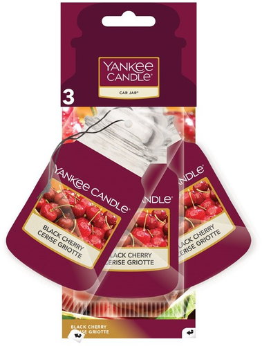 YANKEE CANDLE Black Cherry 3 db - Autóillatosító - Fő fotó