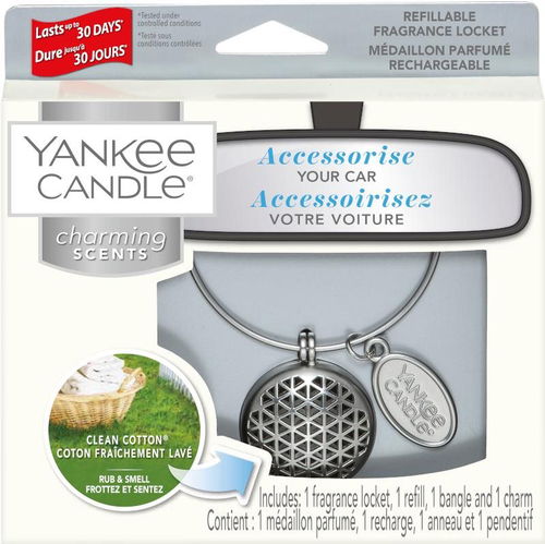 YANKEE CANDLE Clean Cotton Charming Scents - Car Air Freshener