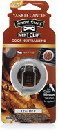 YANKEE CANDLE Leather Vent Clip 4ml - Car Air Freshener