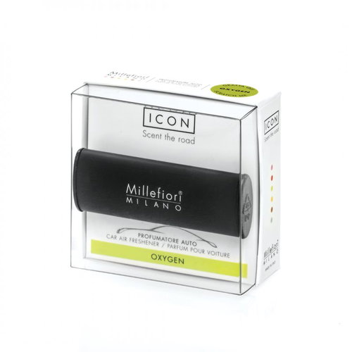 MILLEFIORI MILANO Icon Oxygen Black - Car Air Freshener - Main image
