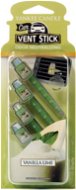 YANKEE CANDLE Vanilla Lime Vent Stick 4 Pcs - Car Air Freshener