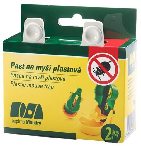 PAPER MOUDRÝ Mouse trap plastic 2 pcs - Mouse Trap - Main image