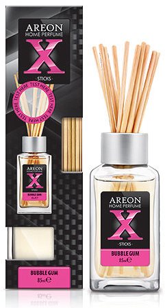 AREON Home parfüm "X" Bubblegum 85 ml - Pálcás aroma diffúzor - Fő fotó