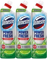 DOMESTOS Total Hygiene Lime Fresh 3× 700 ml - WC gel