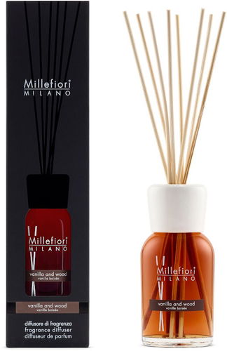 MILLEFIORI MILANO Vanilla & Wood 250 ml - Tyčinkový difuzér - Hlavní obrázek